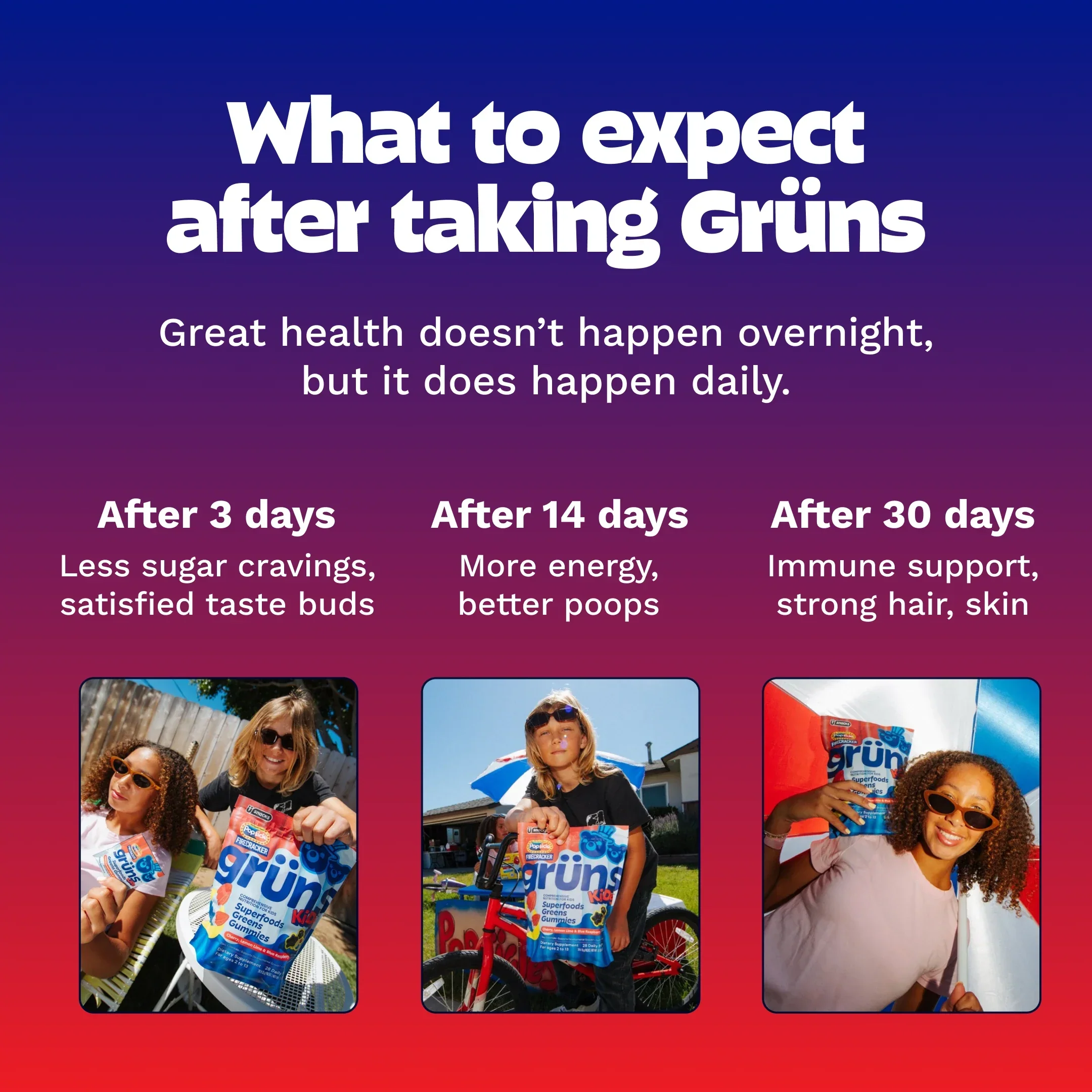 Popsicle® Firecracker Grüns Kids - Easy Burst