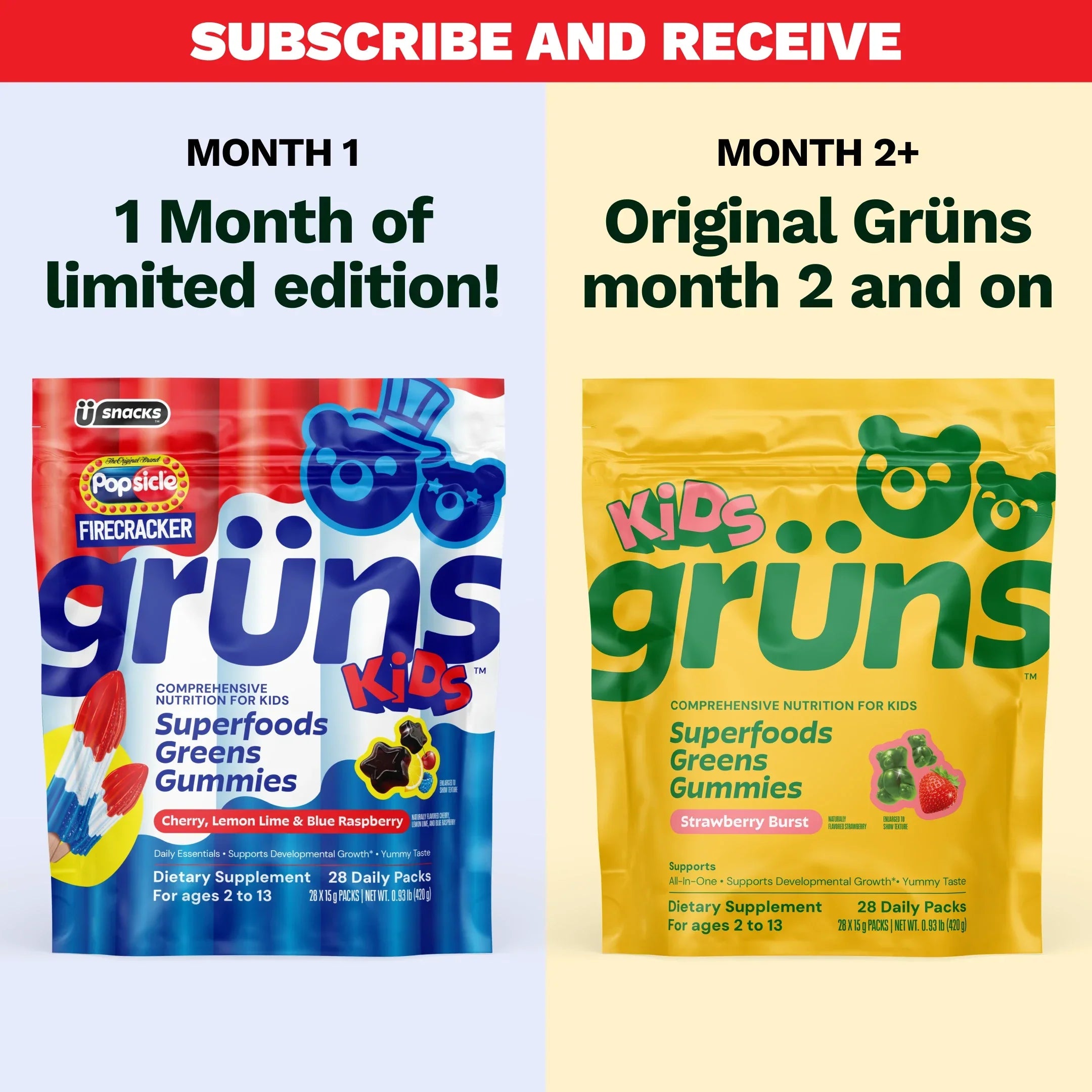 Popsicle® Firecracker Grüns Kids - Fresh Kids